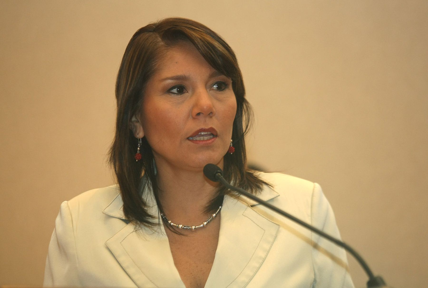 La ministra de Desarrollo e Inclusión Social, Paola Bustamente. ANDINA/Norman Córdova