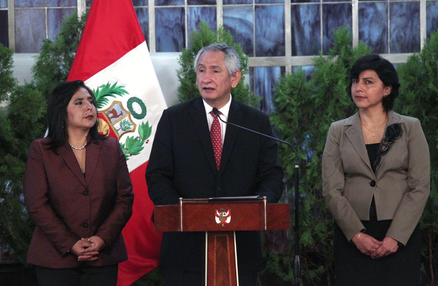 The Peruvian Prime Minister, Rene Cornejo. Photo: ANDINA/Vidal Tarqu