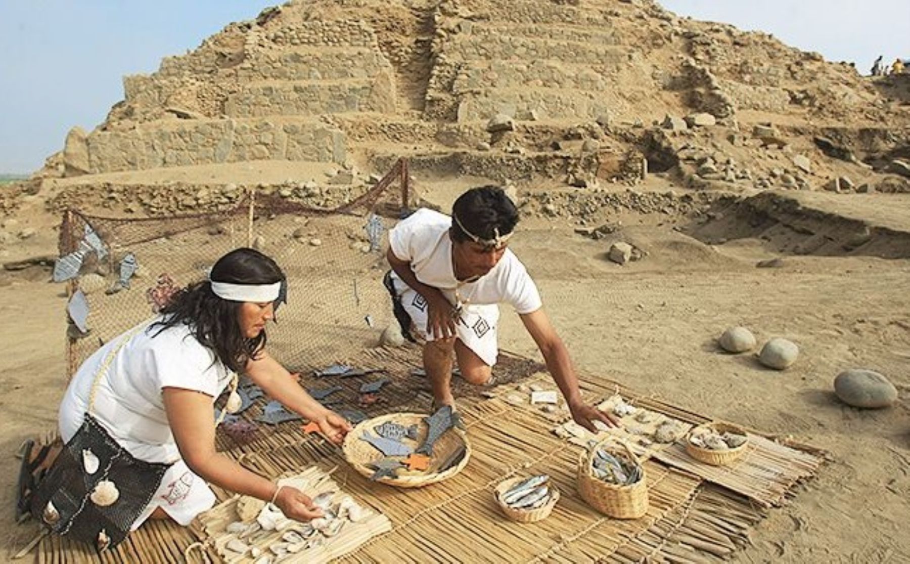 Complejo arqueológico de Áspero revela pasado pesquero de civilización Caral. Foto: ANDINA/Norman Córdova.