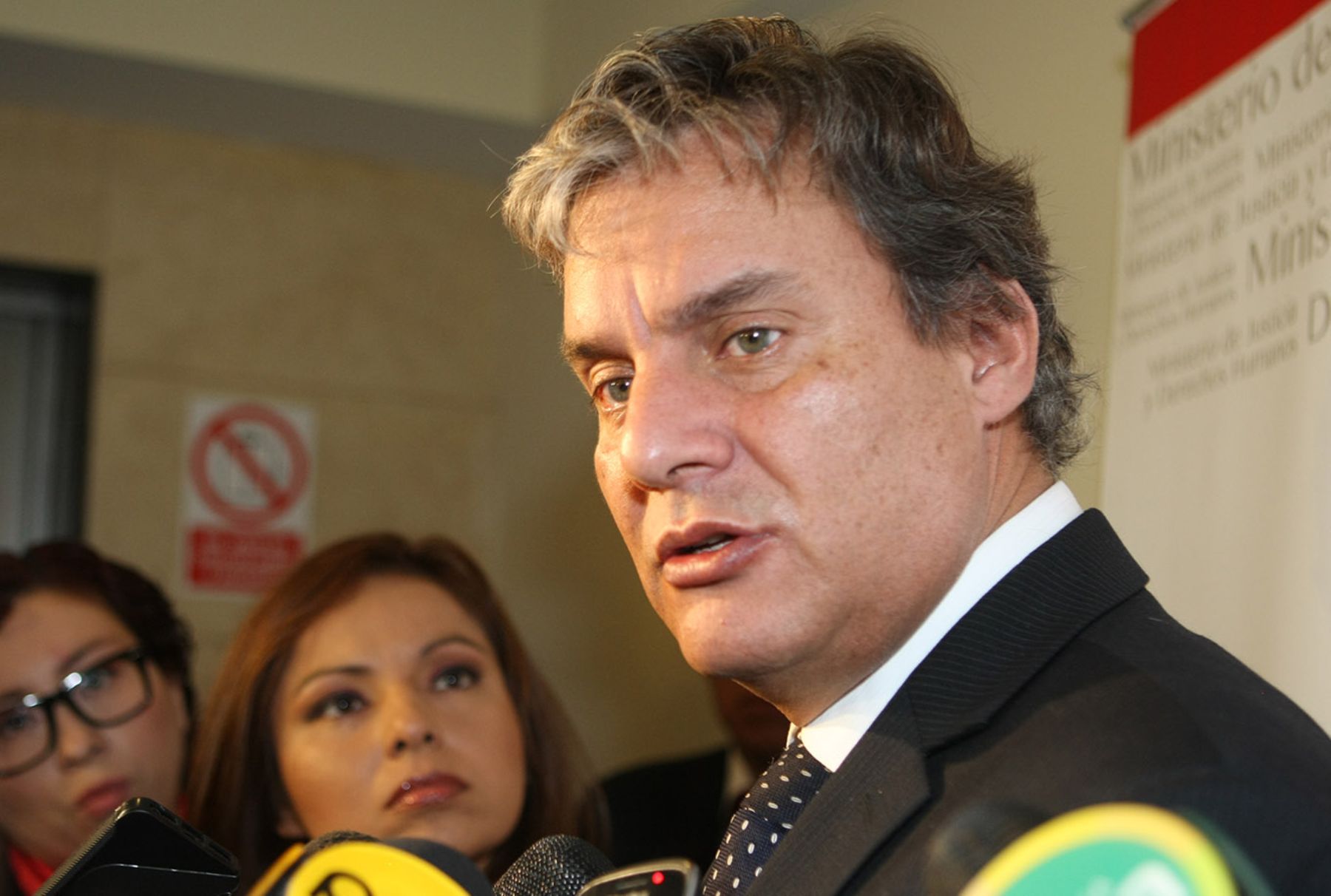 Ministro de Justicia, Daniel Figallo. ANDINA/Norman Córdova