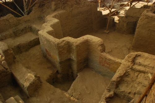 Archaeological complex of Ventarron in northern Peru.