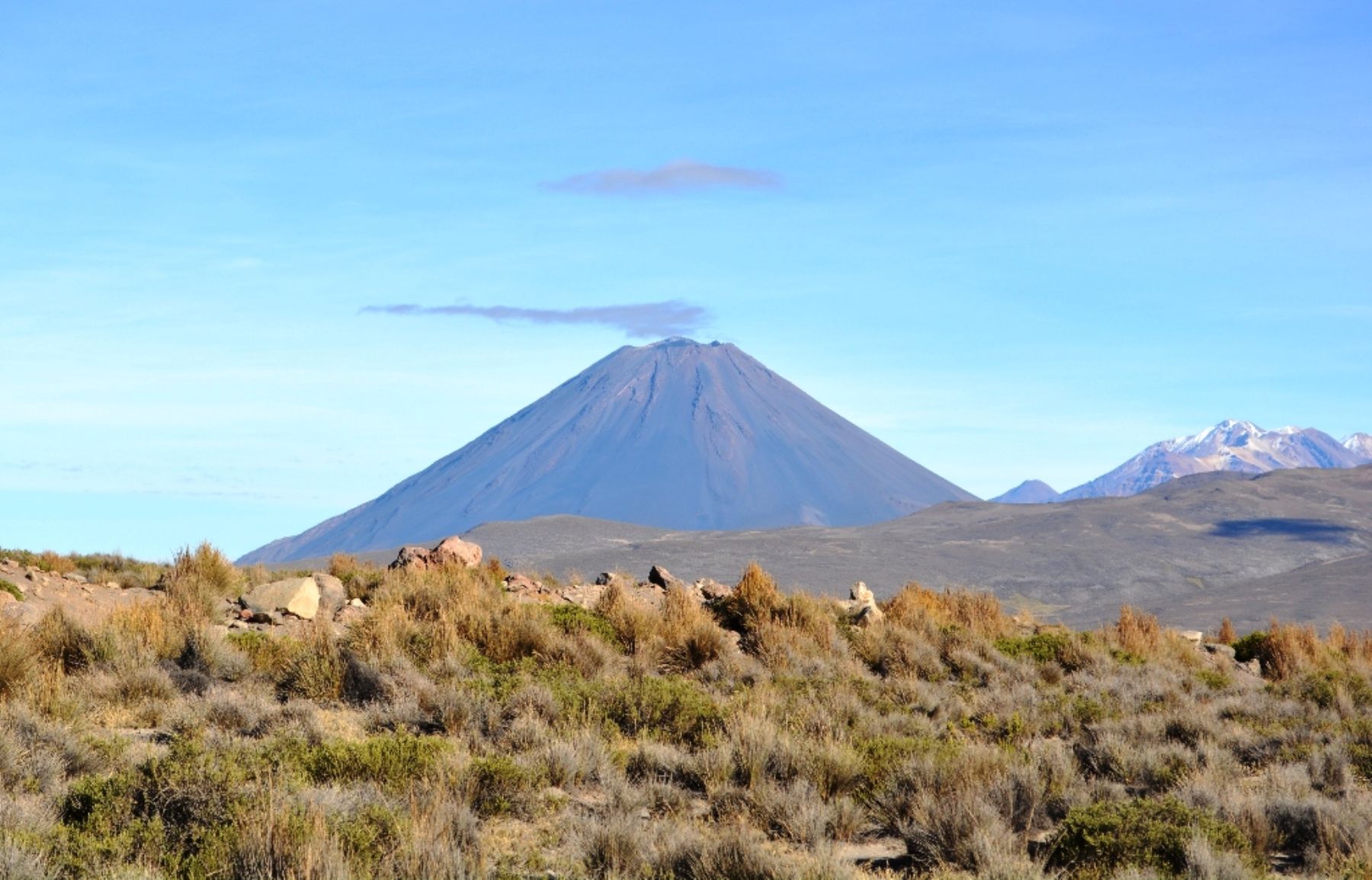 Volcán Misti, en Arequipa. ANDINA/Difusión