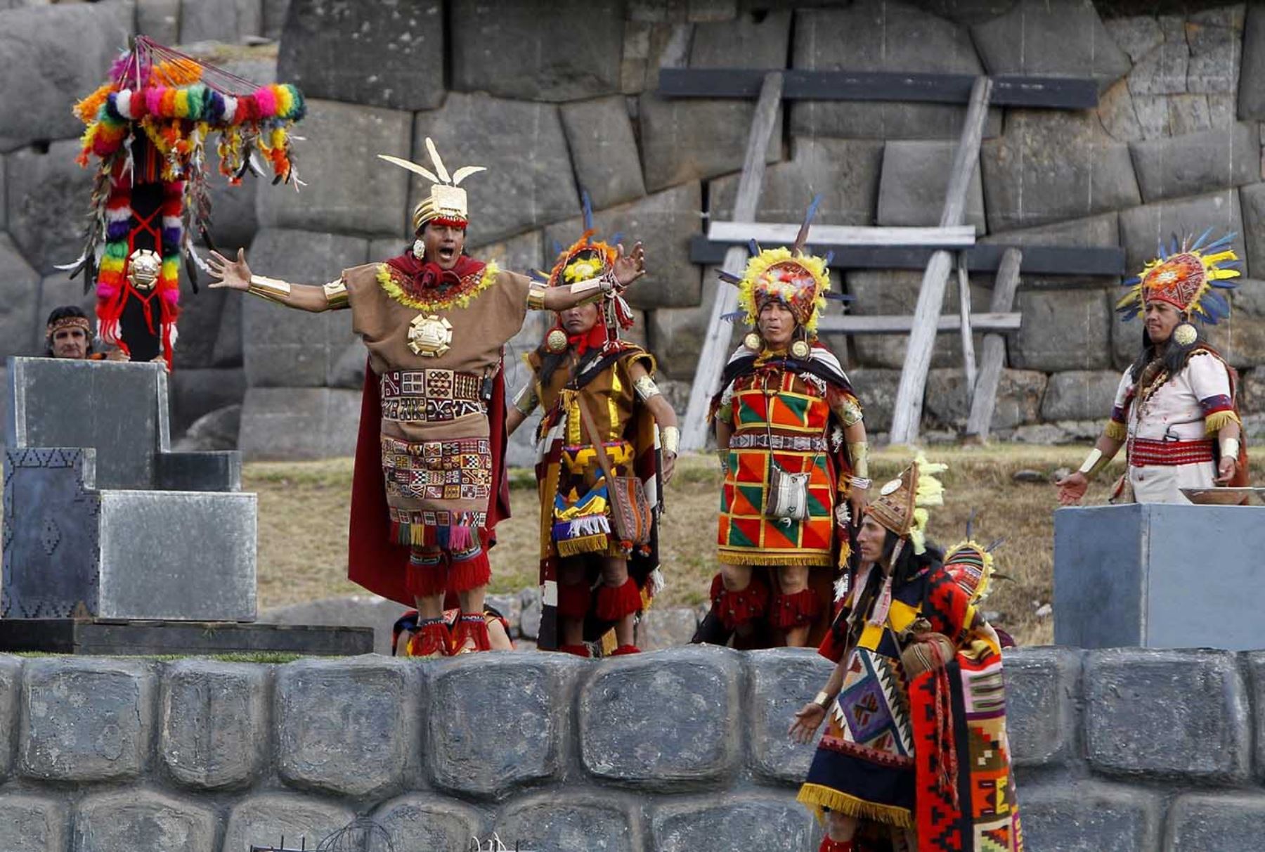 Fiesta del Inti Raymi en el Cusco.Foto:ANDINA/Percy Hurtado Santillán