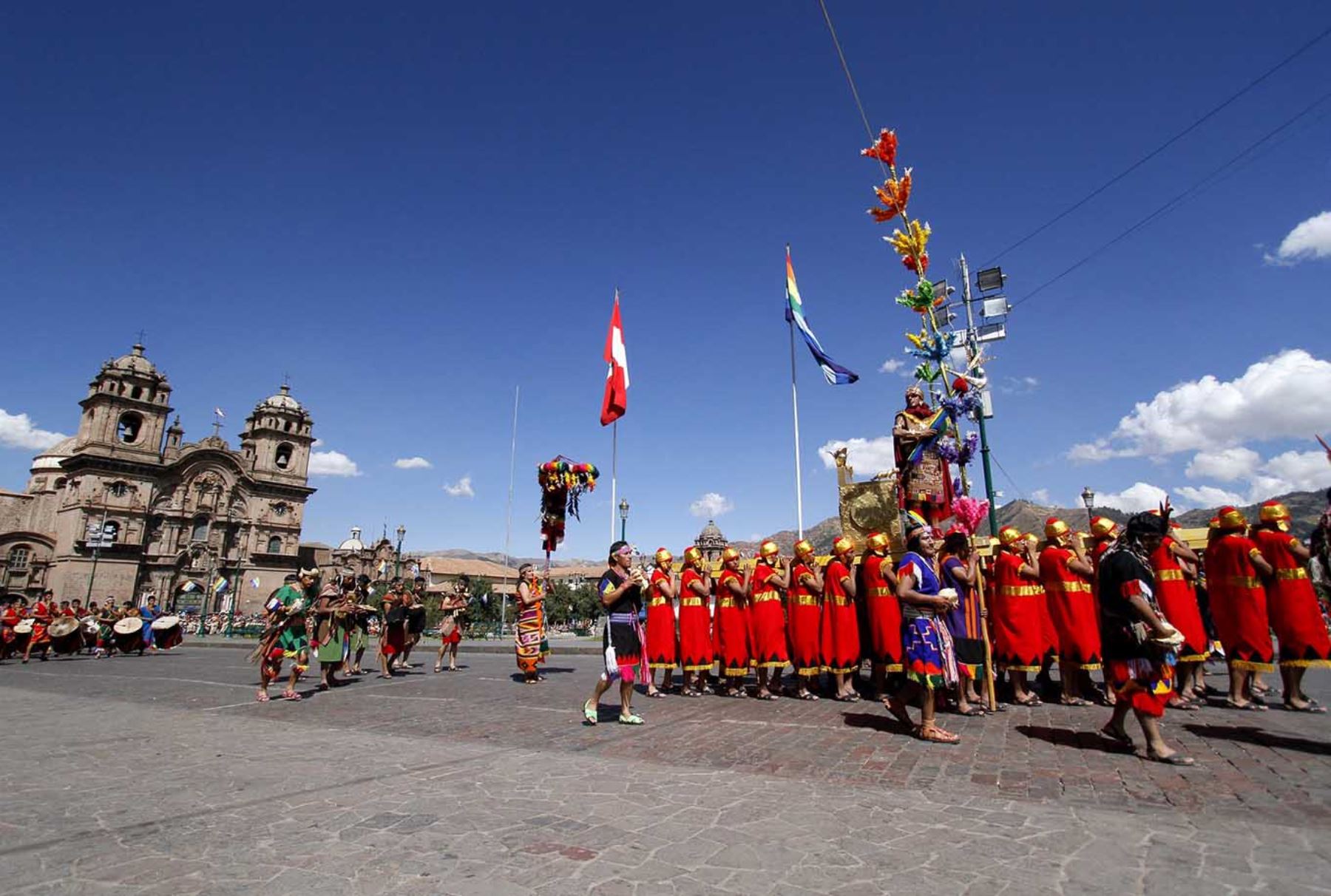 Fiesta del Inti Raymi en el Cusco.Foto:ANDINA/Percy Hurtado Santillán