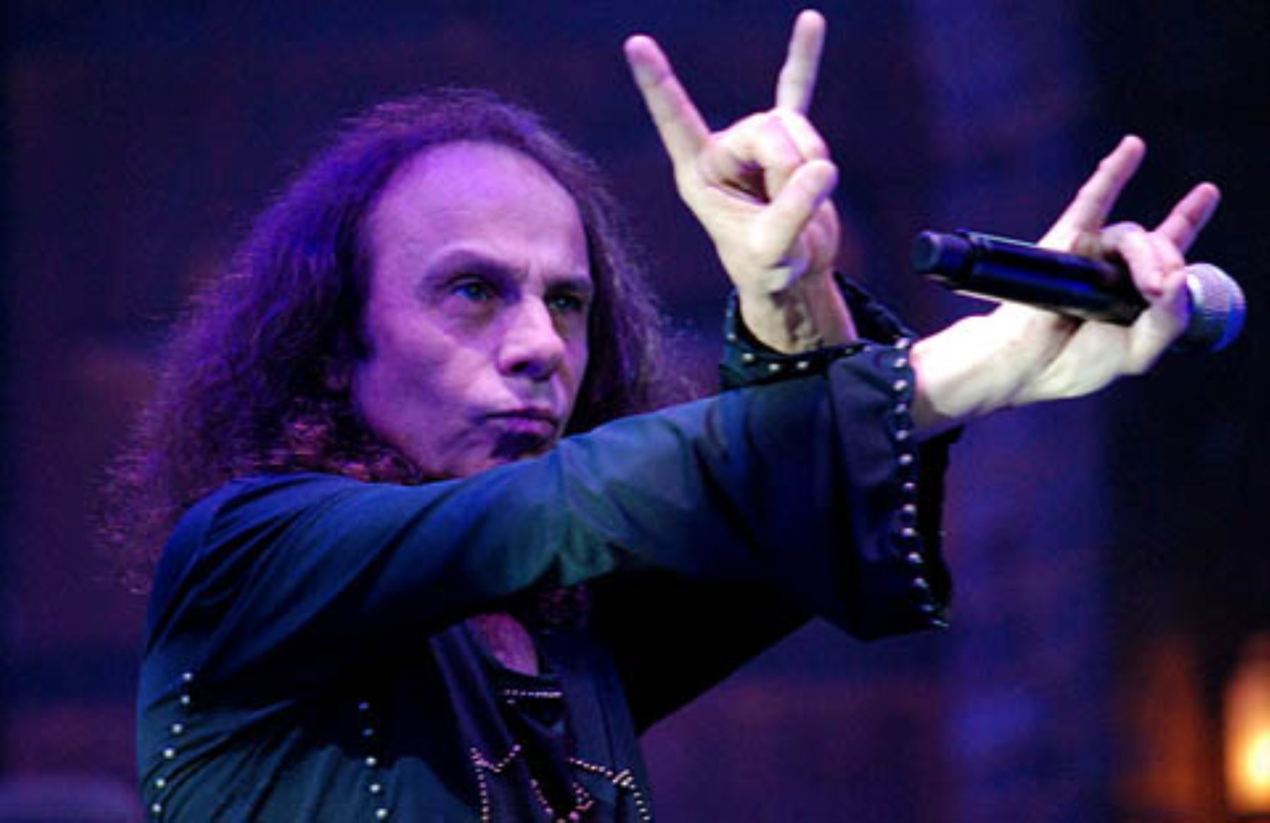 Cantante Ronnie James Dio. Internet/Medios