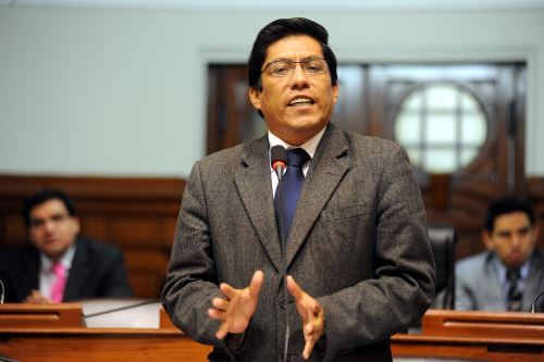 Vicente Zeballos, presidente Comisión del caso Orellana. Foto: ANDINA/Difusión