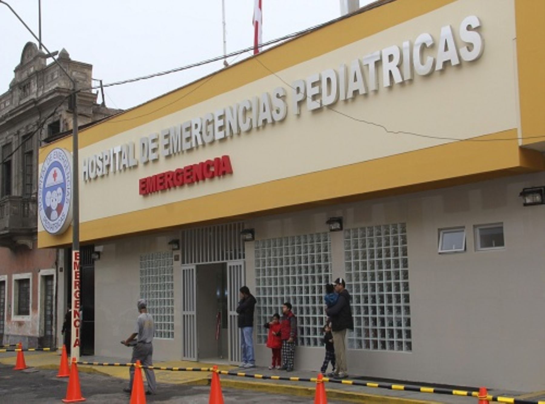 Fachada del Hospital de Emergencias Pediátricas, ubicado en La Victoria.