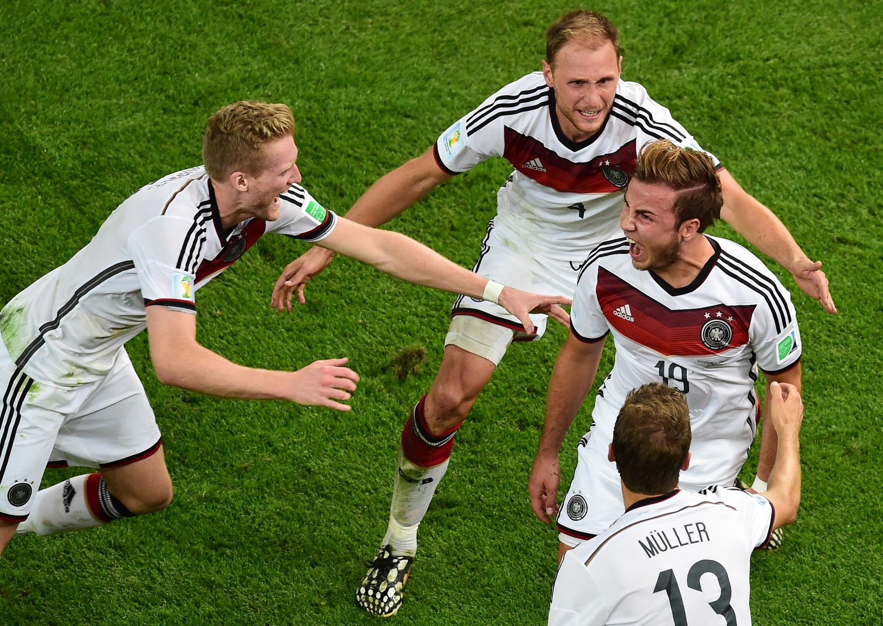 Alemania campeón Mundial.Foto:AFP
