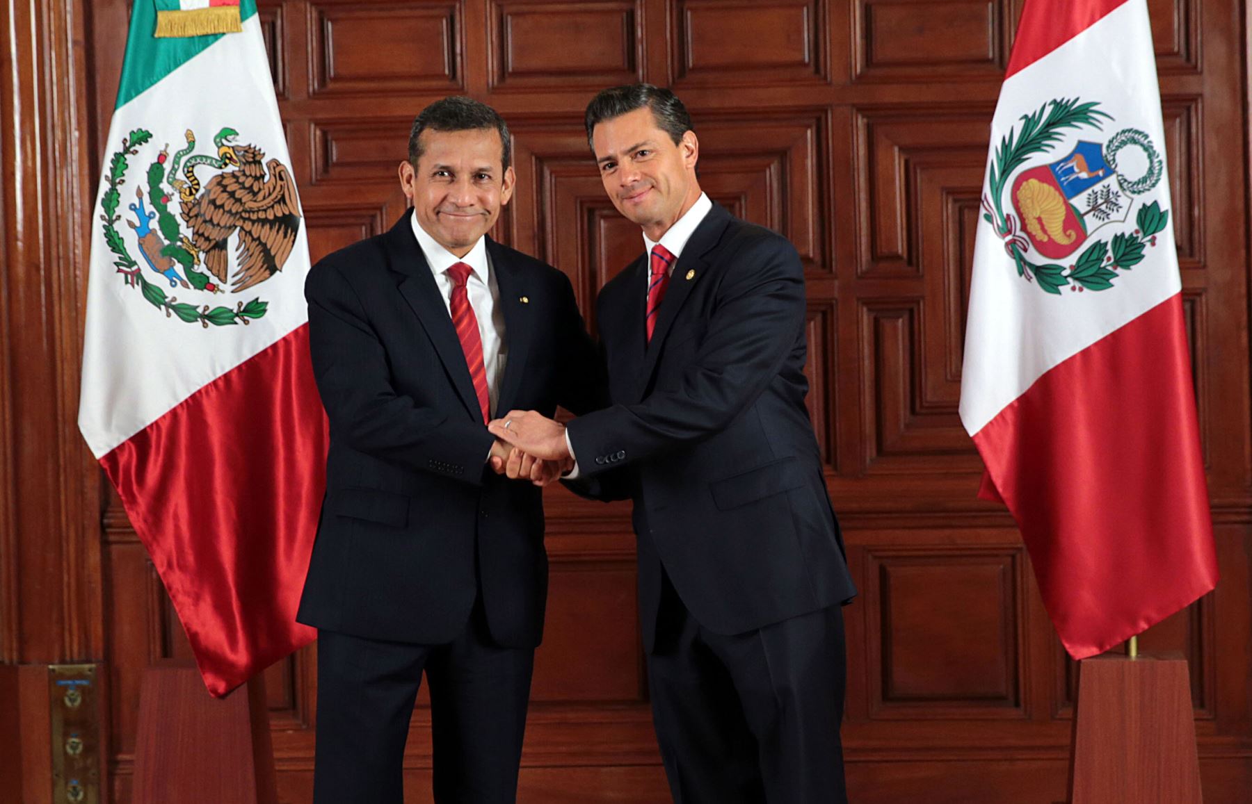 Audiencia de los presidente Ollanta Humala y Enrique Peña Nieto, y reunión ampliada con sus respectivas comitivas.Foto: ANDINA/Prensa Presidencia