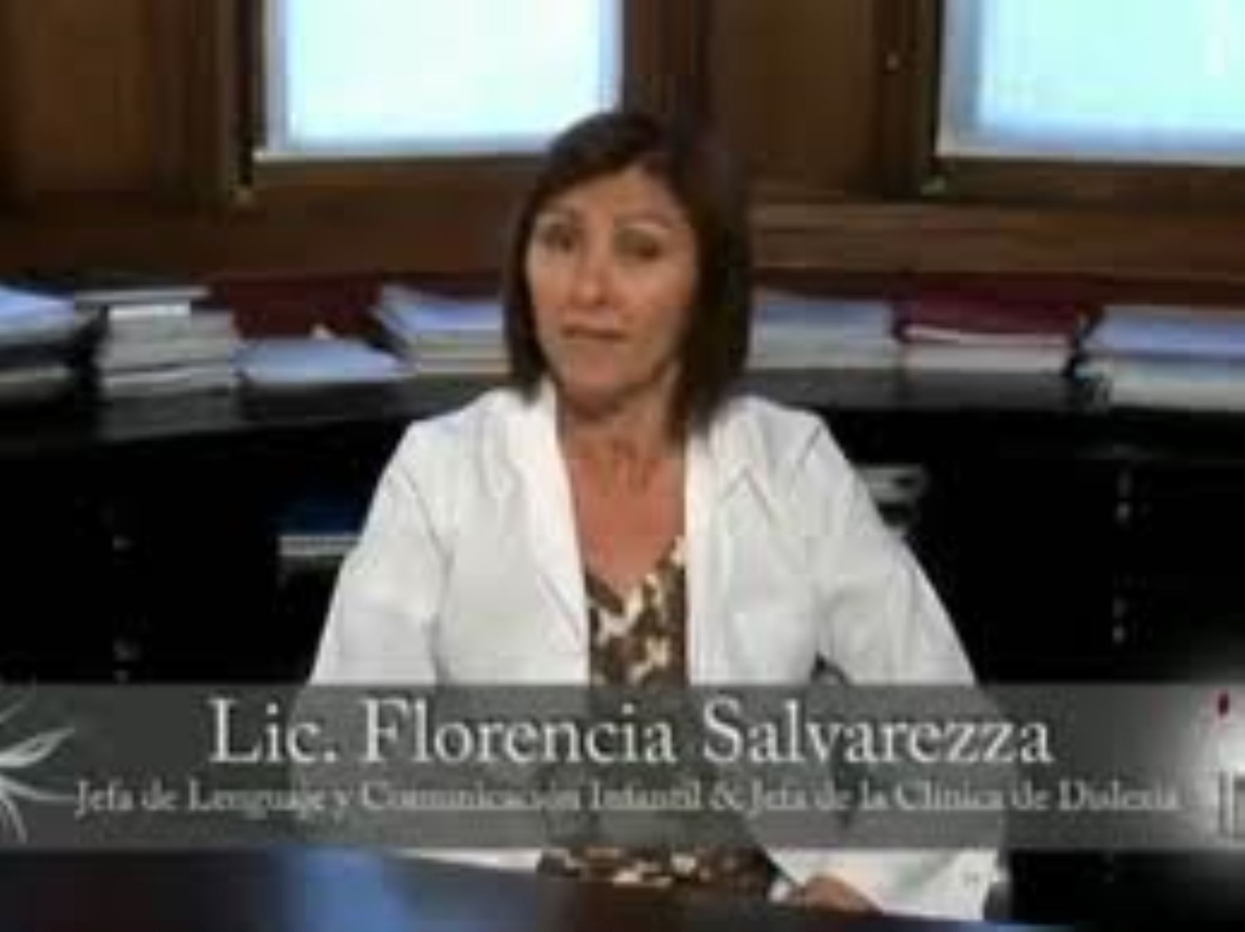Florencia Salvarezza, experta argentina en neurociencia, neuroeducación y tratamiento de trastornos del lenguaje.