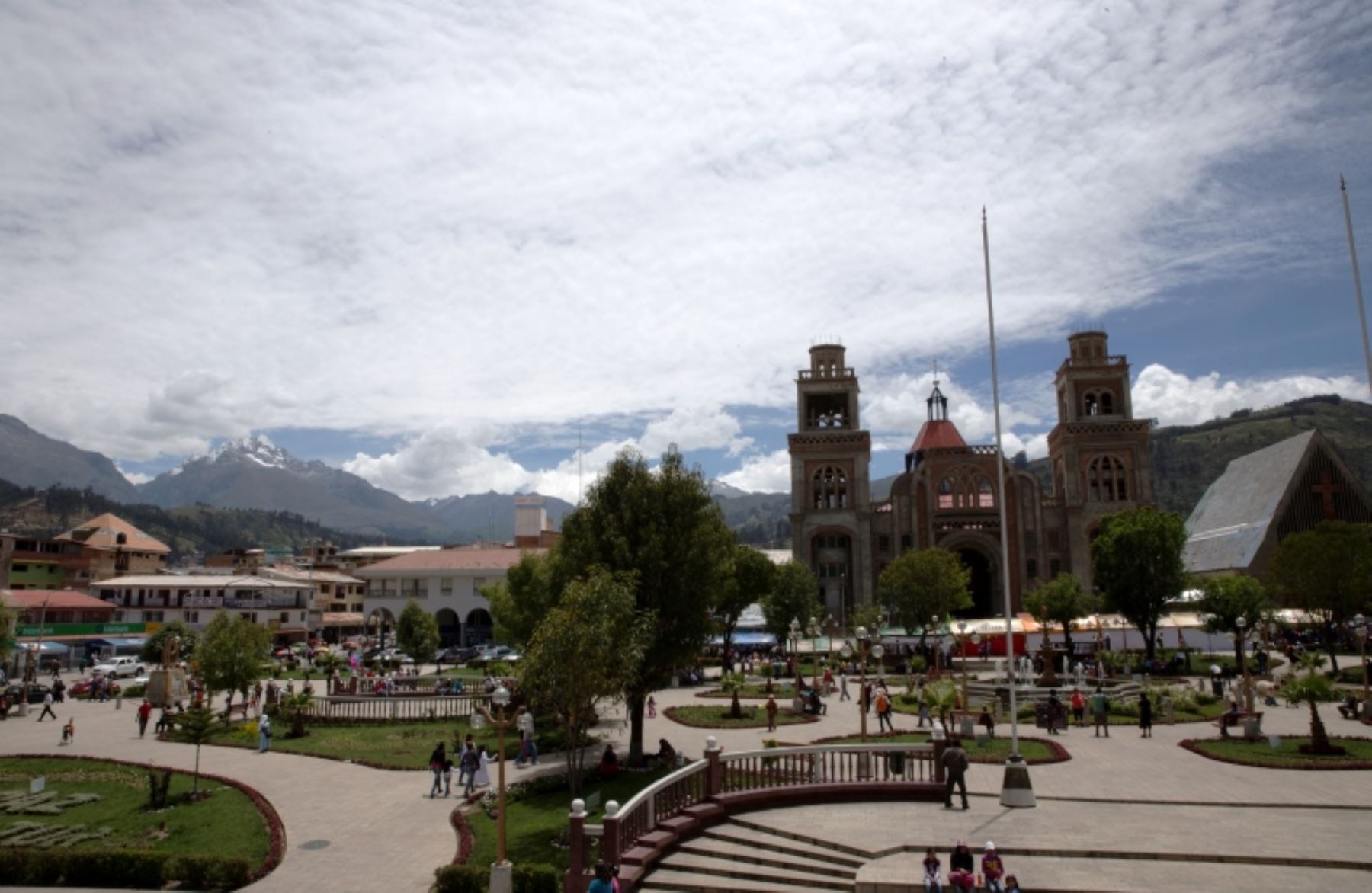 Huaraz is one of the most popular tourist sites for national holidays.