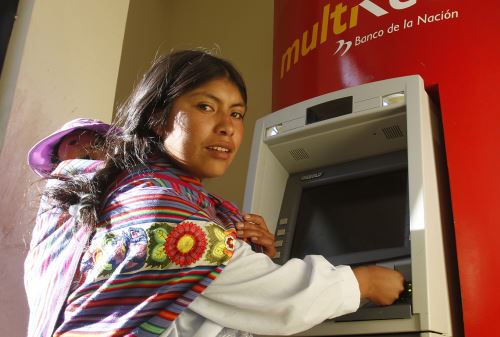 Juntos Bienvenidos Madres Pobreza Provincias Niños Atención Bancos Cajeros DNI Asistencia Cobro en Ventanilla Lactancia