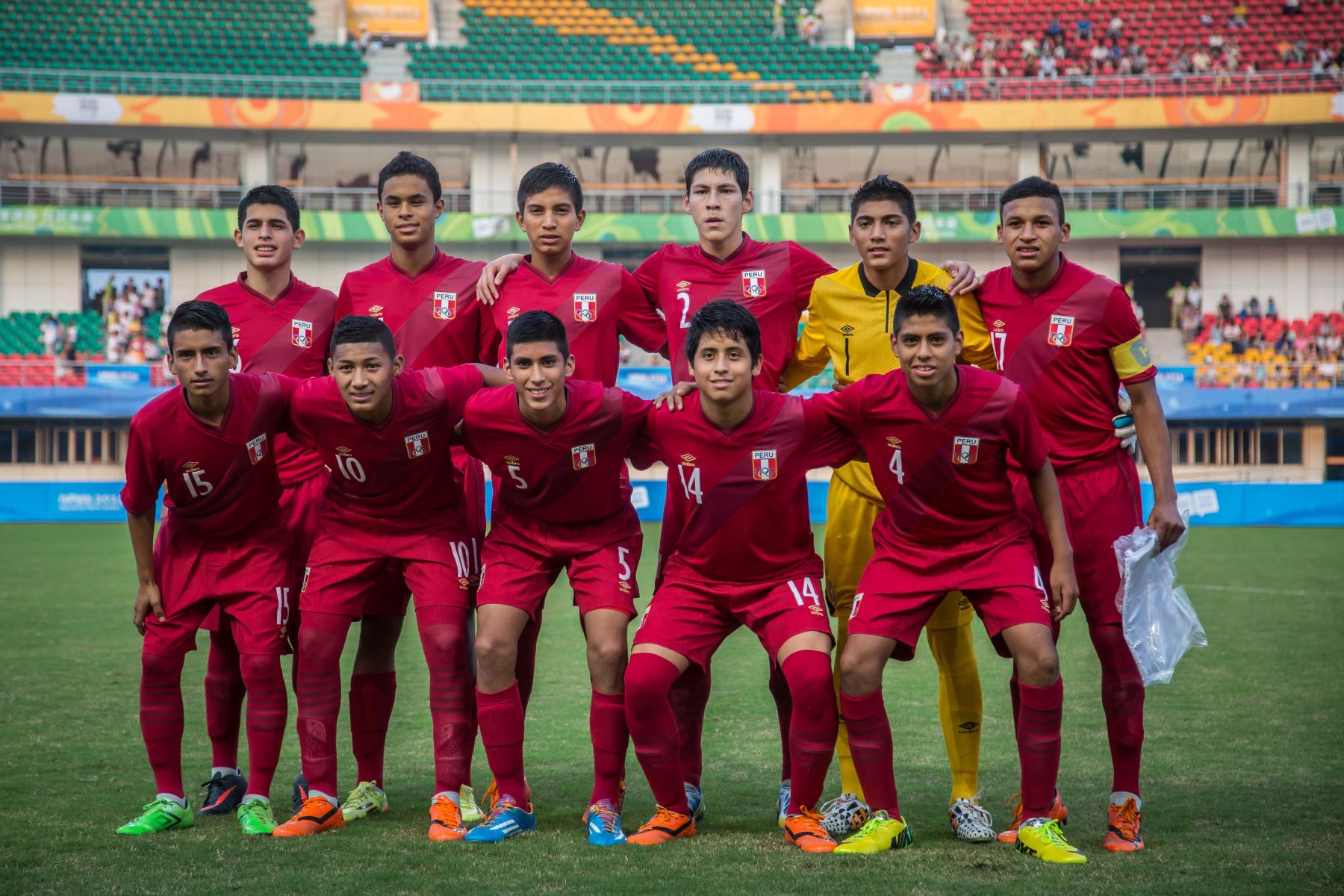 Peru’s Under-15 national football team . Photo: ADO Peru.