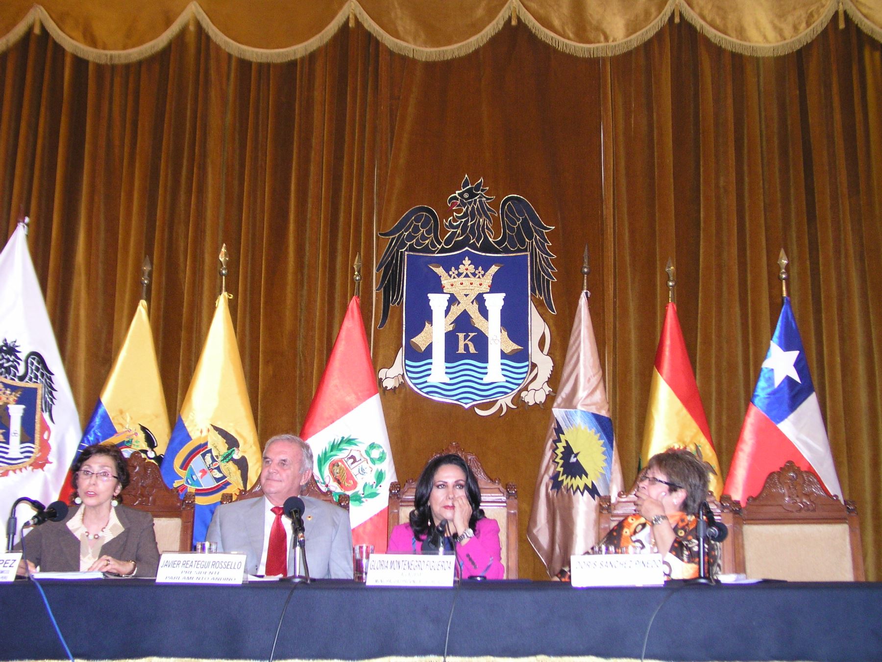 Reunión del Parlamento Andino en la ciudad de Trujillo. Difusión
