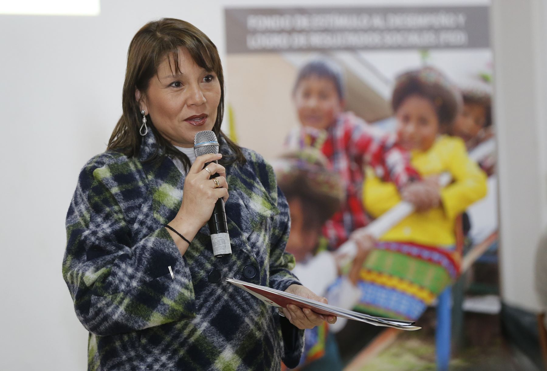 Ministra de Desarrollo e  Inclusión Social, Paola Bustamante.