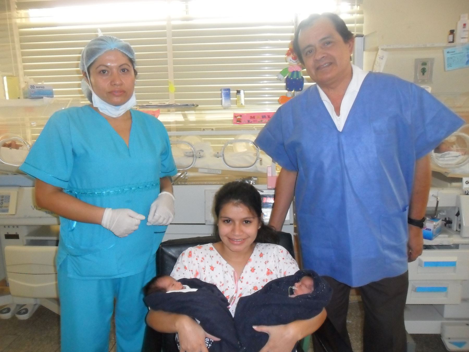 Se incrementó nacimiento de gemelos en hospital de Chiclayo.