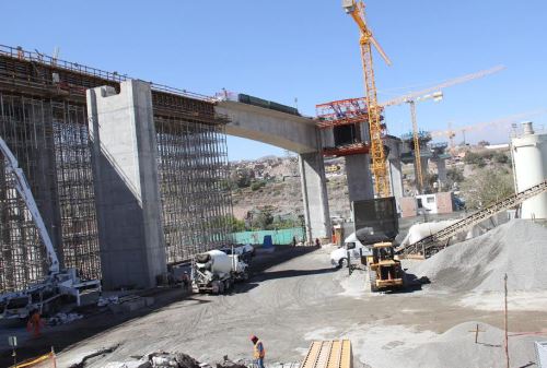 Monumental puente Chilina en Arequipa será entregado el 23 de noviembre. Foto: ANDINA/Difusión.