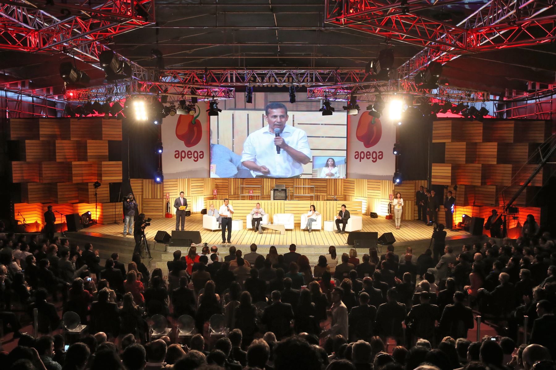 LIMA,PERÚ-SETIEMBRE 04.El Presidente Ollanta Humala  inaugura la VII Feria Gastronómica Internacional de Lima “Mistura 2014".Foto: ANDINA/archivo.