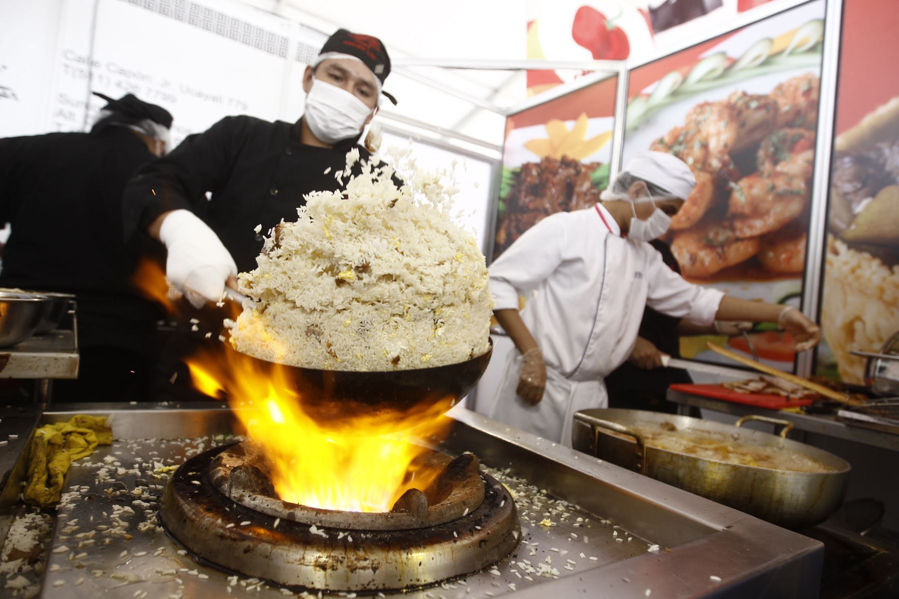 LIMA, PERÚ - SETIEMBRE 07. Restaurant San Joy Lao, Feria Gastronómica Mistura 2014.

Foto: ANDINA/Juan Carlos Guzmán Negrini.