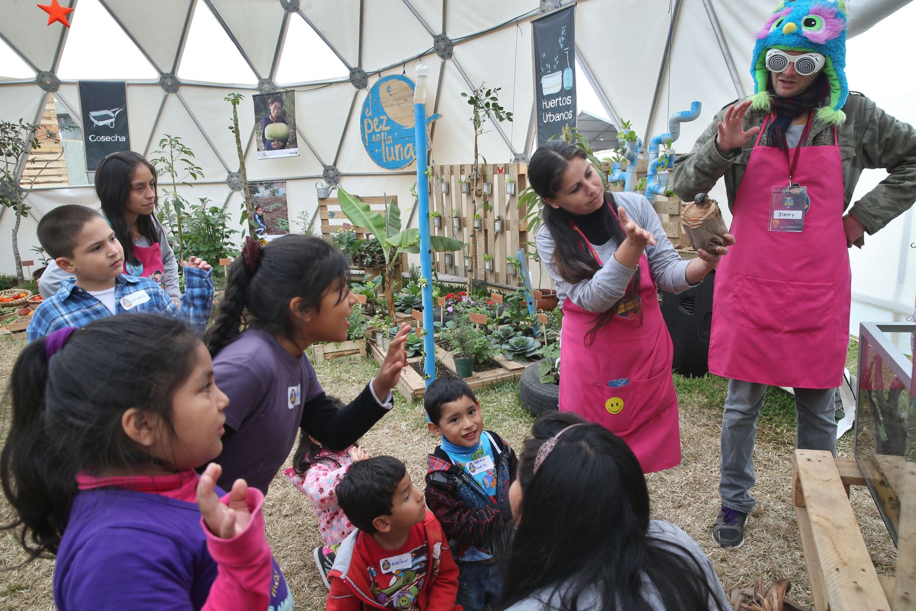 LIMA,PERÚ- SETIEMBRE 08.Mundo Niño en feria Internacional de Gastronomía Mistura 2014.
Foto: ANDINA/archivo.