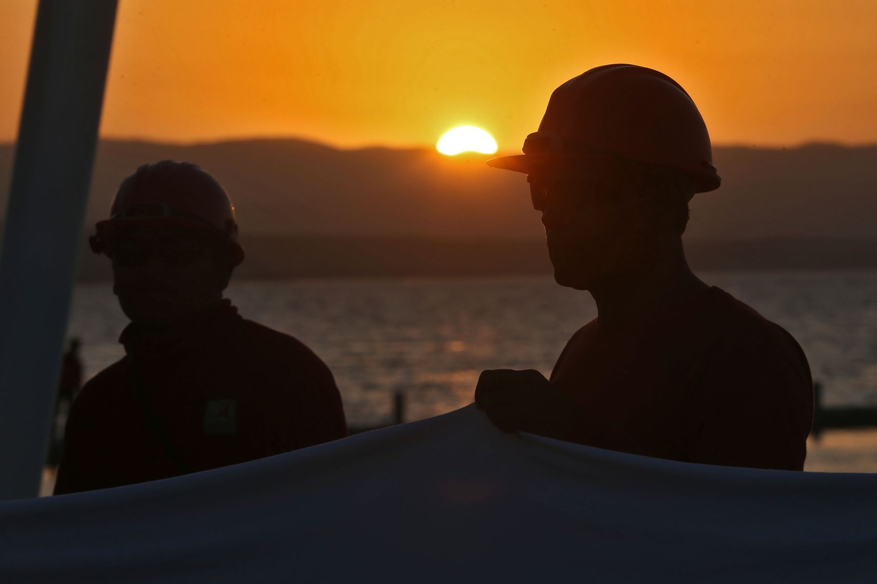 PARACAS-PERÚ-SETIEMBRE 10.Preparativos para Desafio Inca 2014.Foto: ANDINA/archivo.