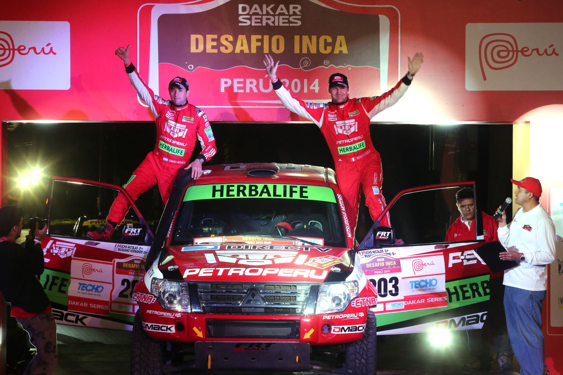 PARACAS,PERÚ-SETIEMBRE 11-Partida simbólica del Dakar Series "Desafío Inca 2014" en Ica.Foto: ANDINA/archivo.