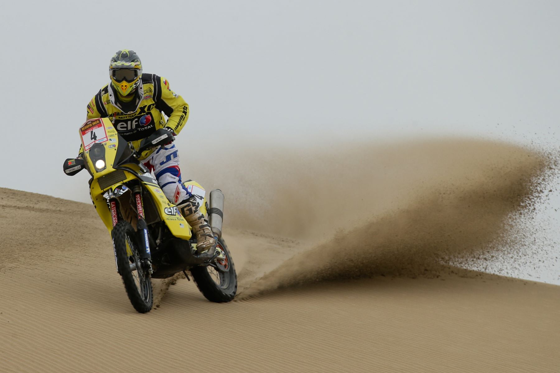 PARACAS,PERÚ-SETIEMBRE 12.Inicio de la competencia Dakar Series " Desafío Inca 2014" en la dunas de Paracas.Foto: ANDINA/archivo.
