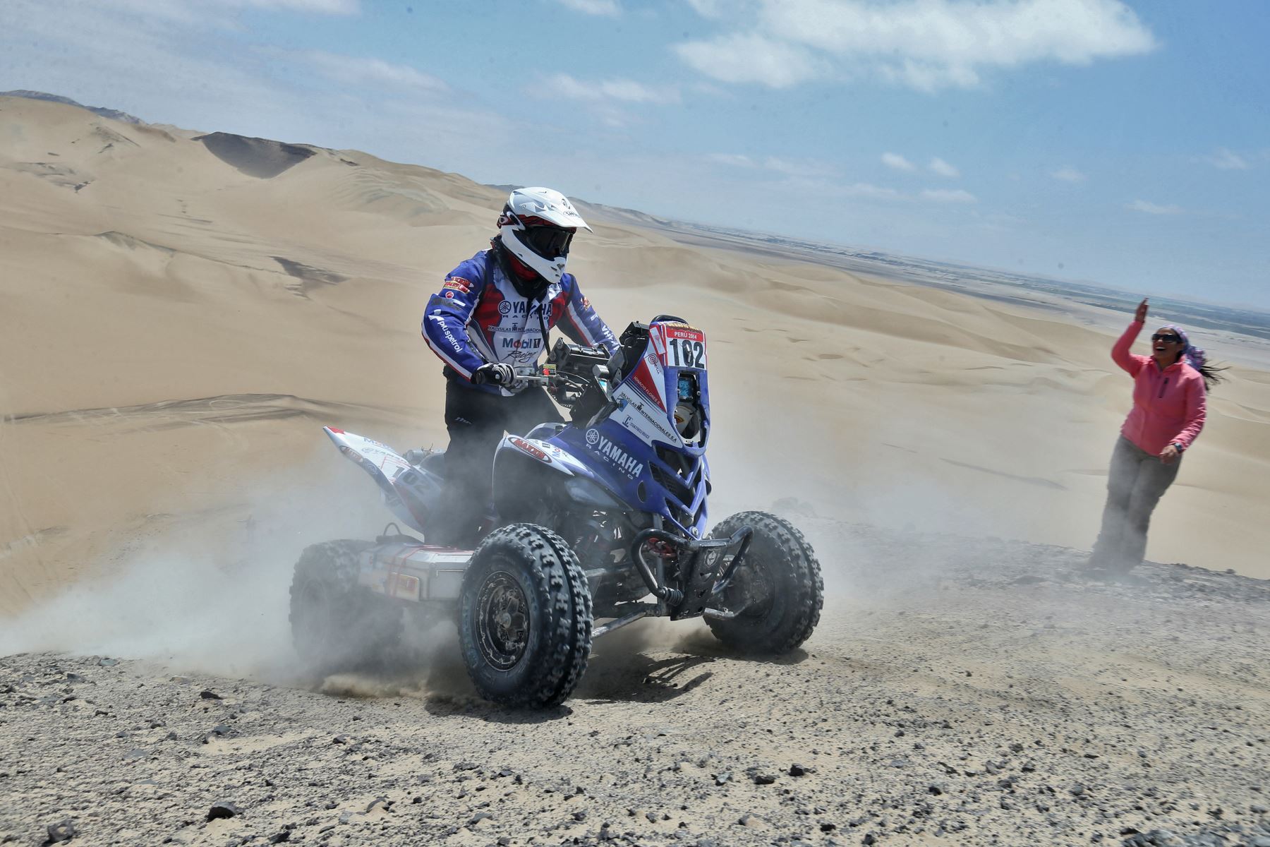 PARACAS,PERÚ-SETIEMBRE 12.Inicio de la competencia Dakar Series " Desafío Inca 2014" en la dunas de Paracas.Foto: ANDINA/archivo.