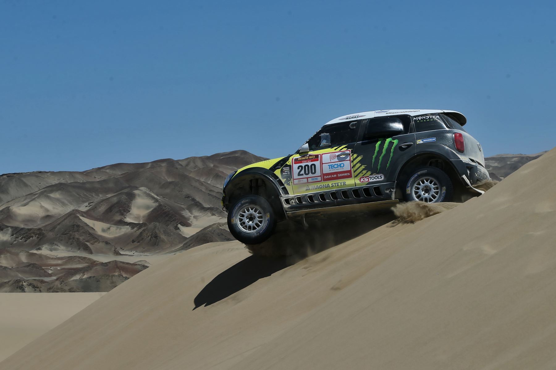 PARACAS,PERÚ-SETIEMBRE 13. Nani Roma participa en la Segunda etapa del Dakar series "Desafío Inca 2014.Foto: ANDINA/archivo.