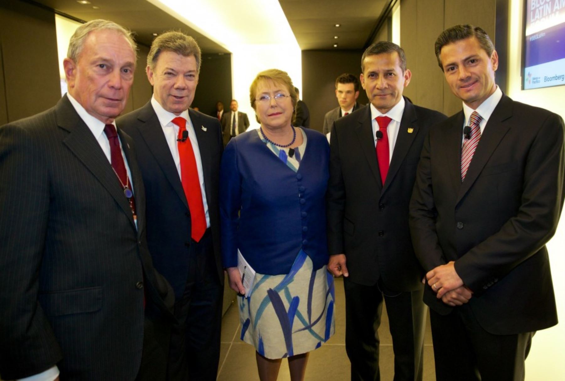 Presidente Ollanta Humala participó en el Primer Foro sobre Latinoamérica con los mandatarios de la “Alianza del Pacífico”.