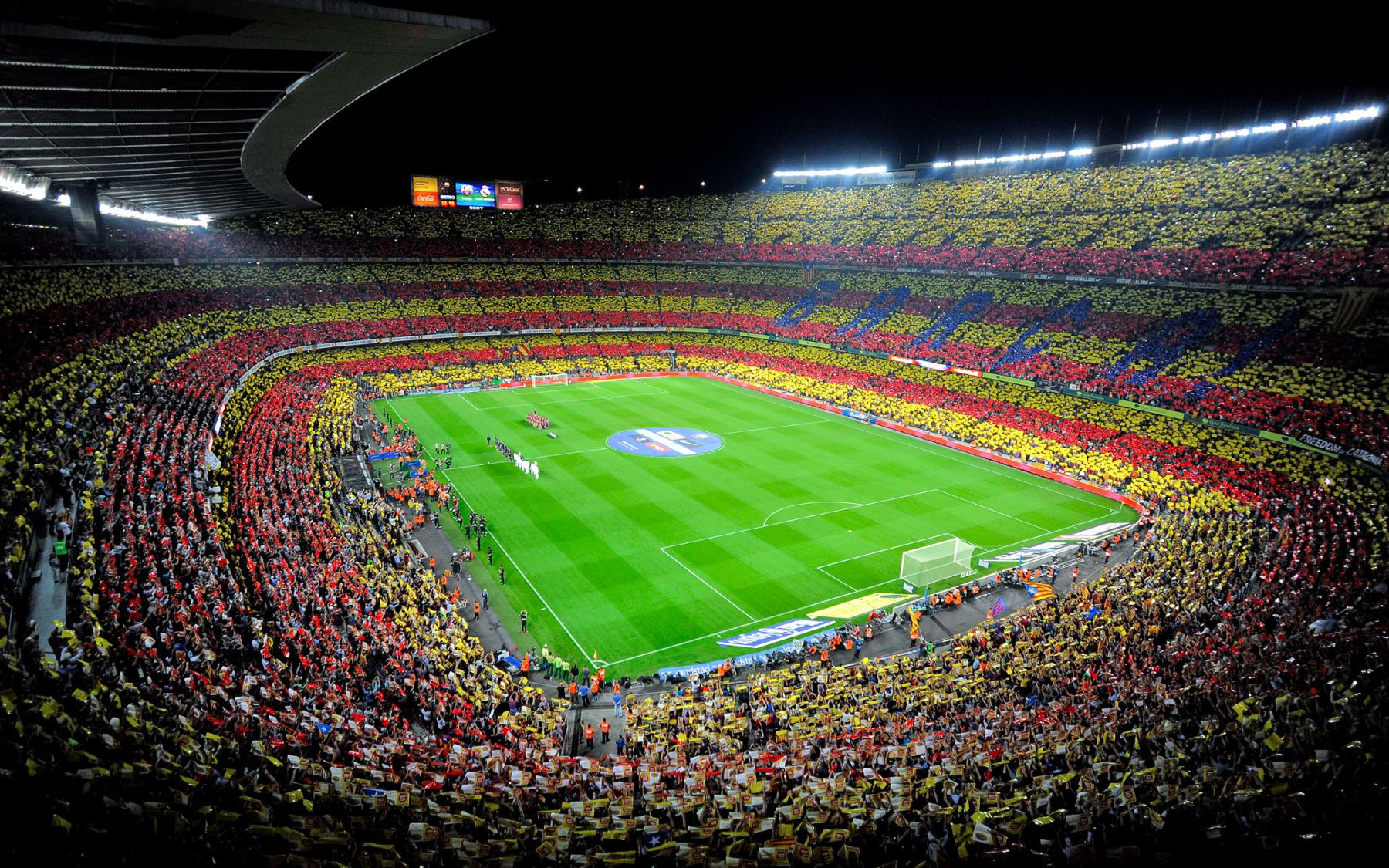 El imponente Camp Nou