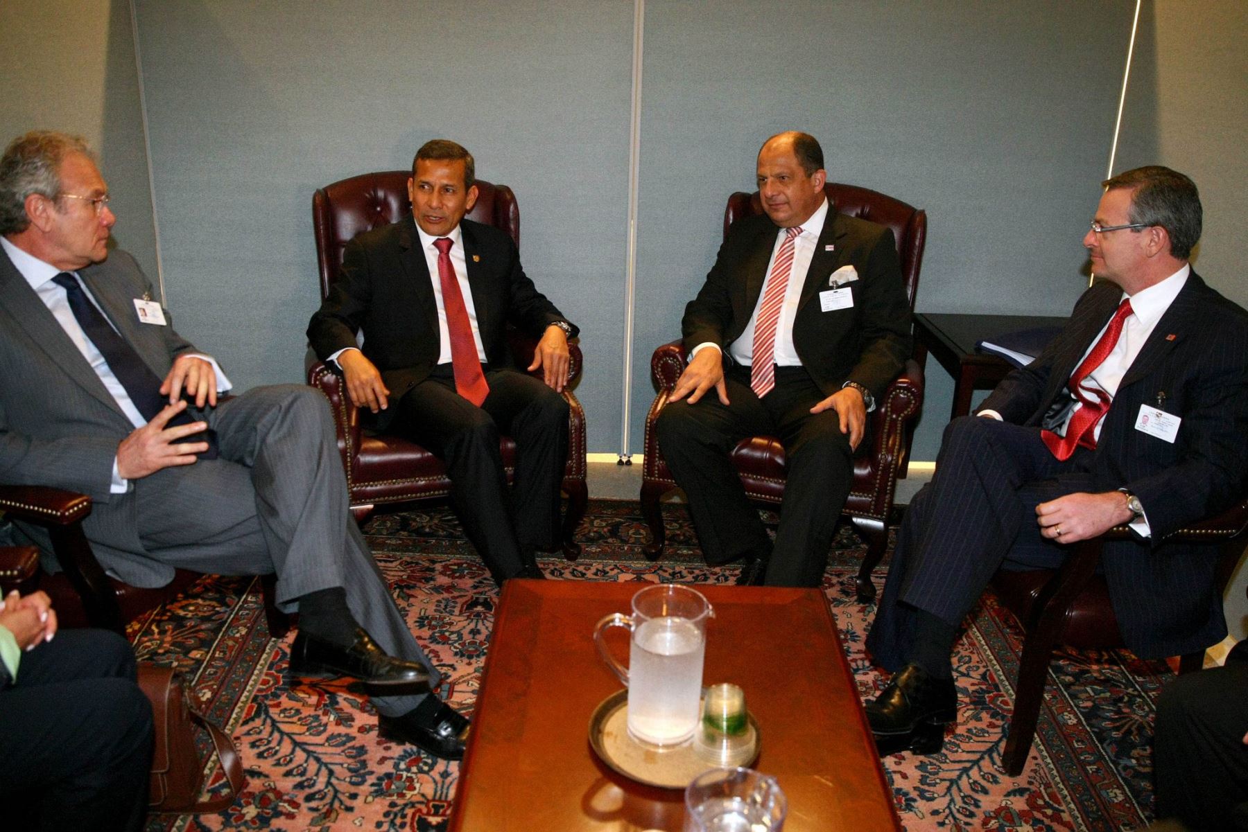 Presidente Ollanta Humala sostuvo encuentro con presidente de Costa Rica, Luis Guillermo Solís en el marco de la 69 Asamblea General de la ONU