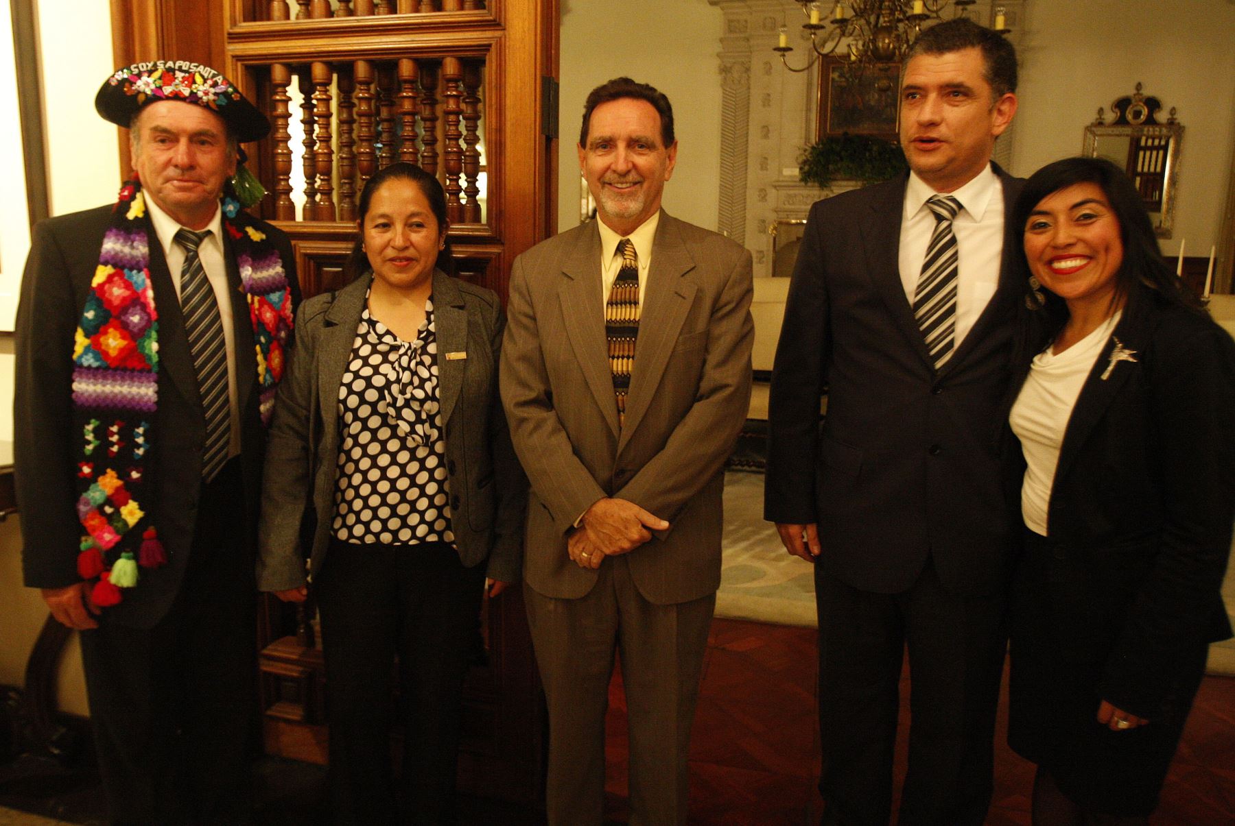 Lawrence J. Gumbiner Jefe de Mision Adjunto de la Embajada de Estados Unidos, entrega más de 200,000 mil dolares en apoyo al patrimonio cultural del Perú. ANDINA/Héctor Vinces