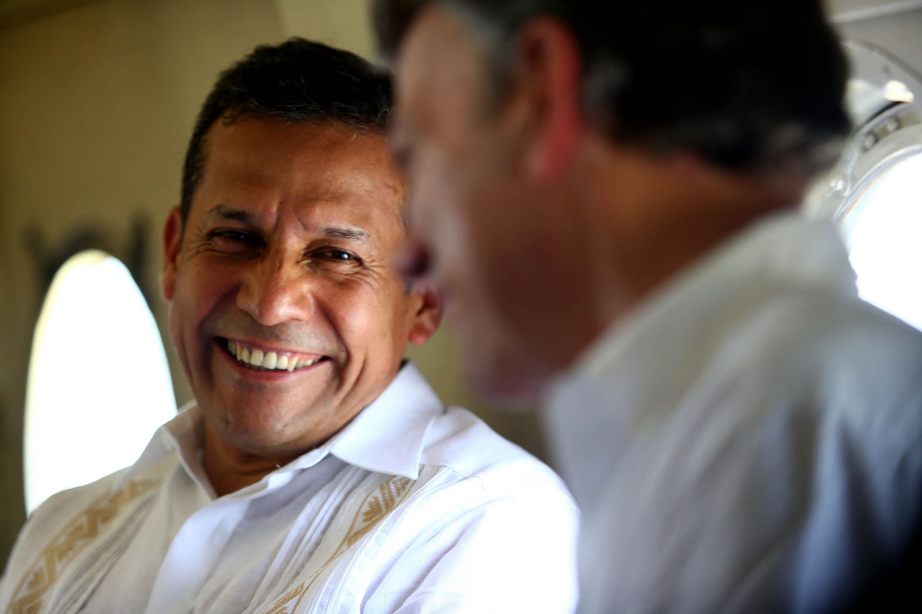 IQUITOS,PERÚ-SETIEMBRE 30. Presidente Humala recibe a su homólogo Juan Manuel Santos en Iquitos para encabezar Encuentro Presidencial y I Gabinete Binacional Perú-Colombia.Foto: ANDINA/Prensa Presidencia