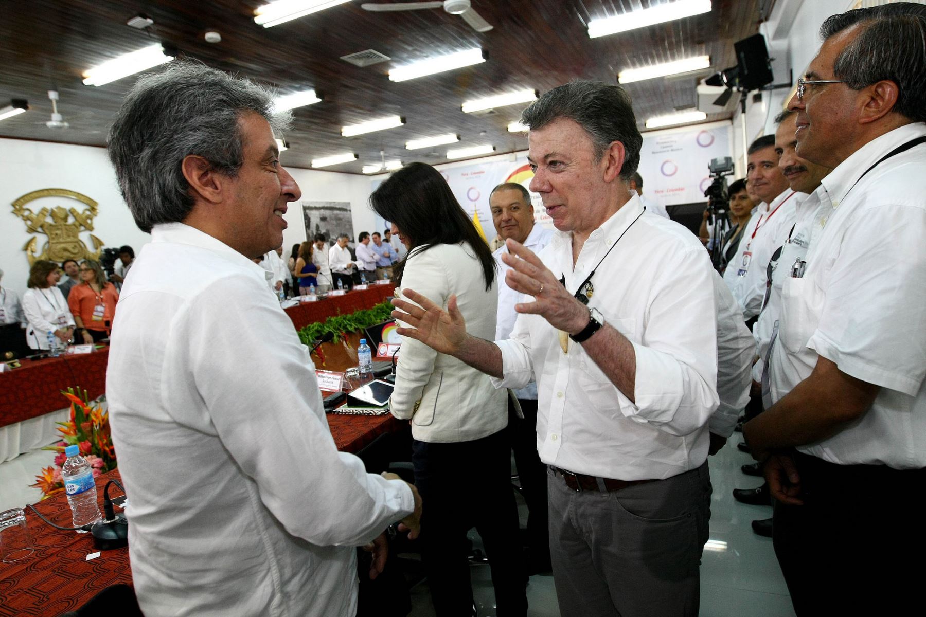 IQUITOS,PERÚ-SETIEMBRE 30.Inauguración del Encuentro Presidencial y I Gabinete Binacional Perú-Colombia con la participación de los presidentes Humala y Santos.Foto: ANDINA/Prensa Presidencia