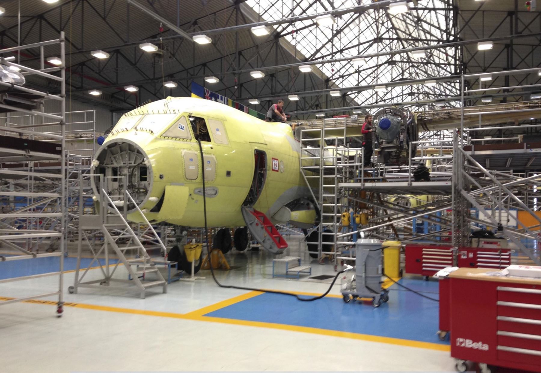 Ensamblaje de aviones italianos C-27J se encuentra en fase avanzada, informa Ministerio de Defensa
