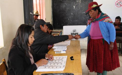 Primeras mesas de sufragio para comicios ediles se instalaron desde las 07:00 horas..ADINA/Difusión
