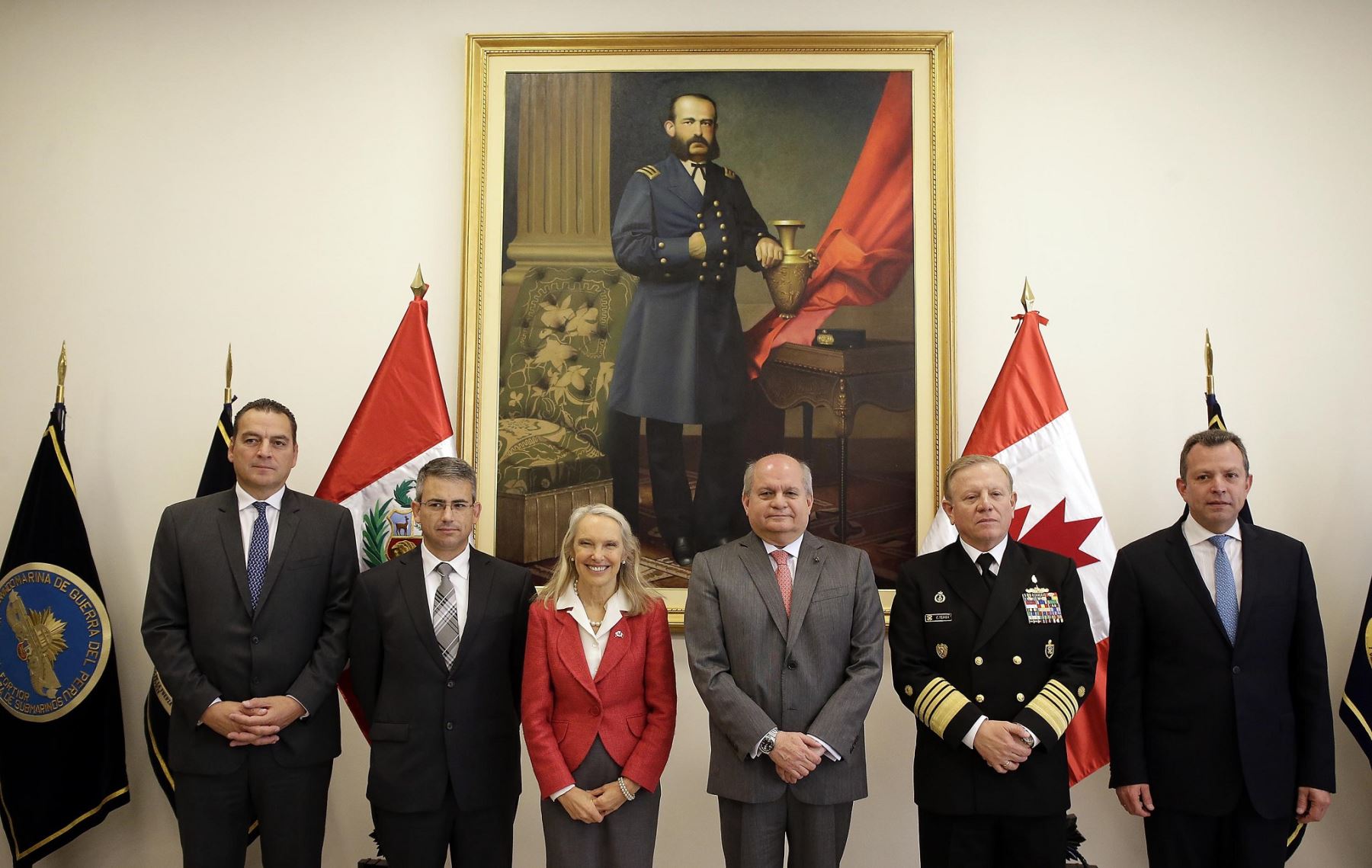 Ministro de Defensa, Pedro Cateriano, firma acuerdo de gobierno a gobierno con Canadá para la adquisición de helicópteros multipropósito