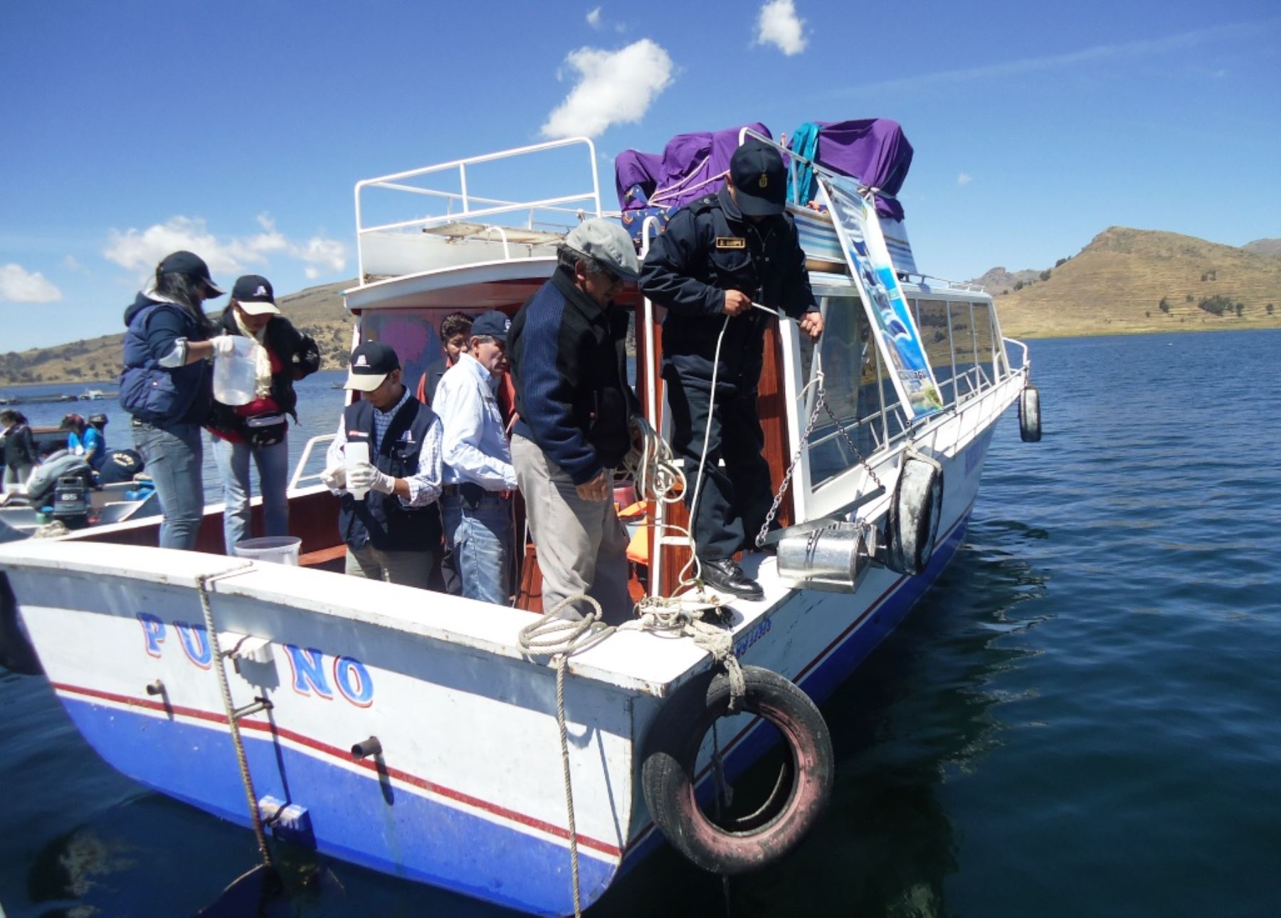 ANA evaluará sector boliviano del Titicaca para medir calidad del agua. Foto: ANDINA/Difusión.