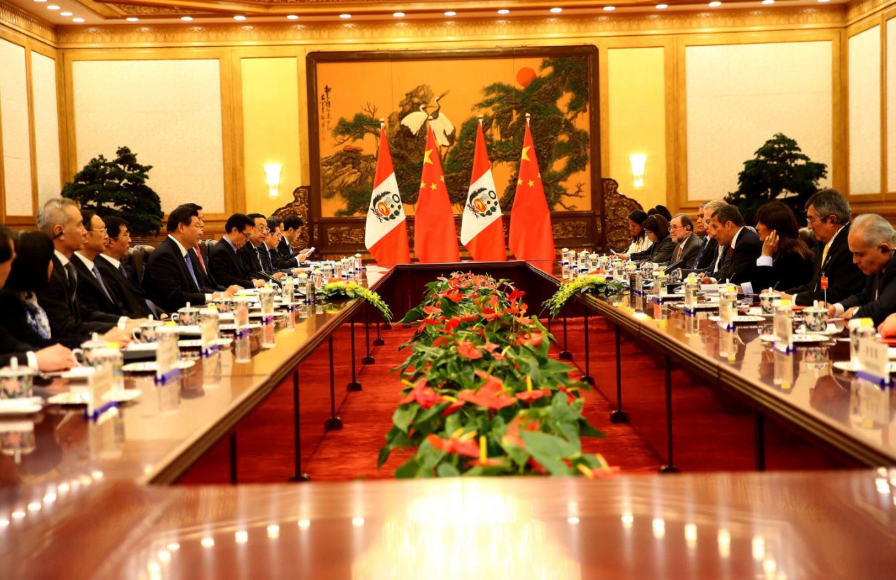 Presidentes Humala y Xi Jinping celebran fortalecimiento de la Asociación Estratégica Integral entre Perú y China