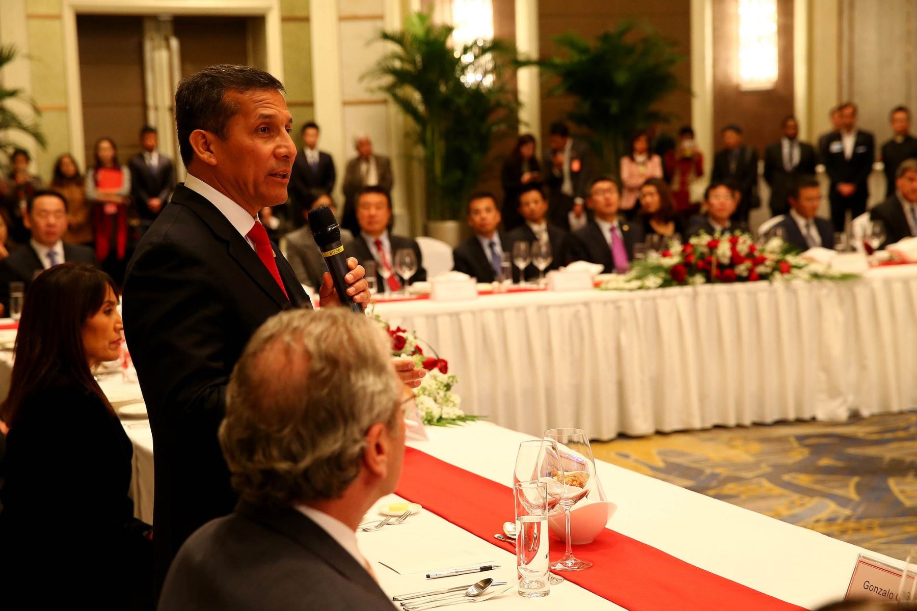 BEIJING, CHINA - NOVIEMBRE 12. Presidente Ollanta Humala participa en festival de comida peruana en BeijingFoto: Presidencia