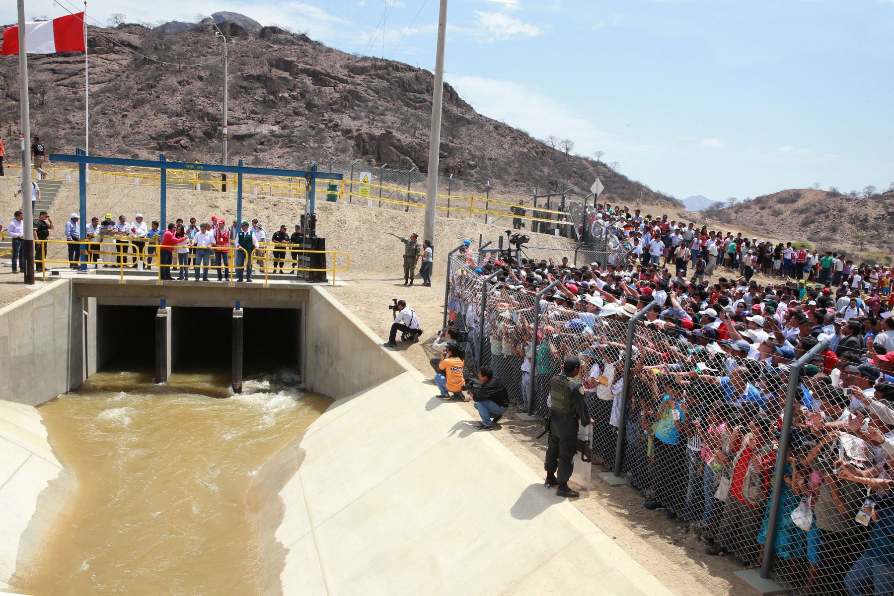 Presidente de la República, Ollanta Humala Tasso, participó en la inauguración del “Proyecto de Irrigación Olmos” en Región Lambayeque