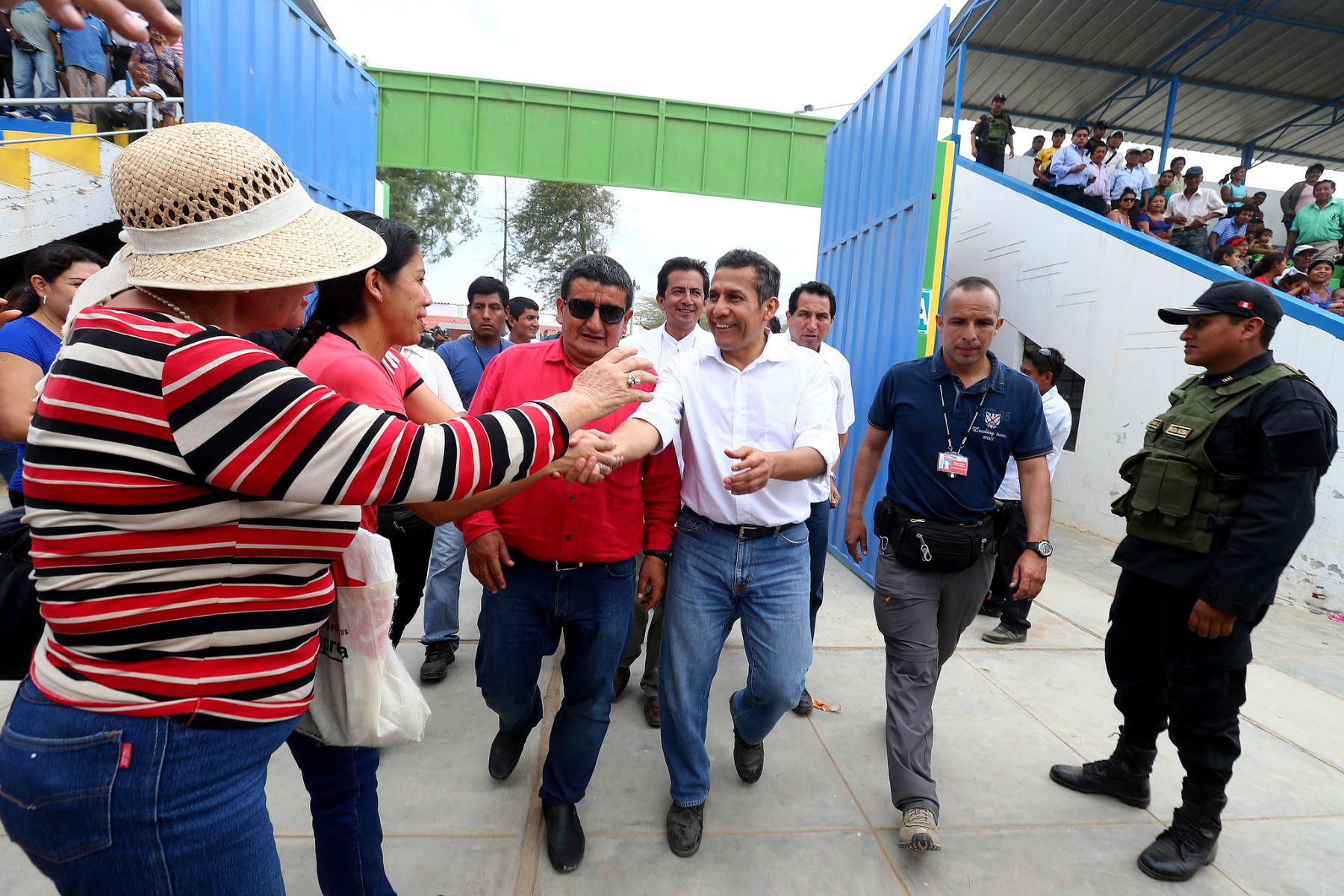 Presidente Ollanta Humala sostuvo encuentro con la población en el Estadio Municipal del Distrito de Olmos (Región Lambayeque)