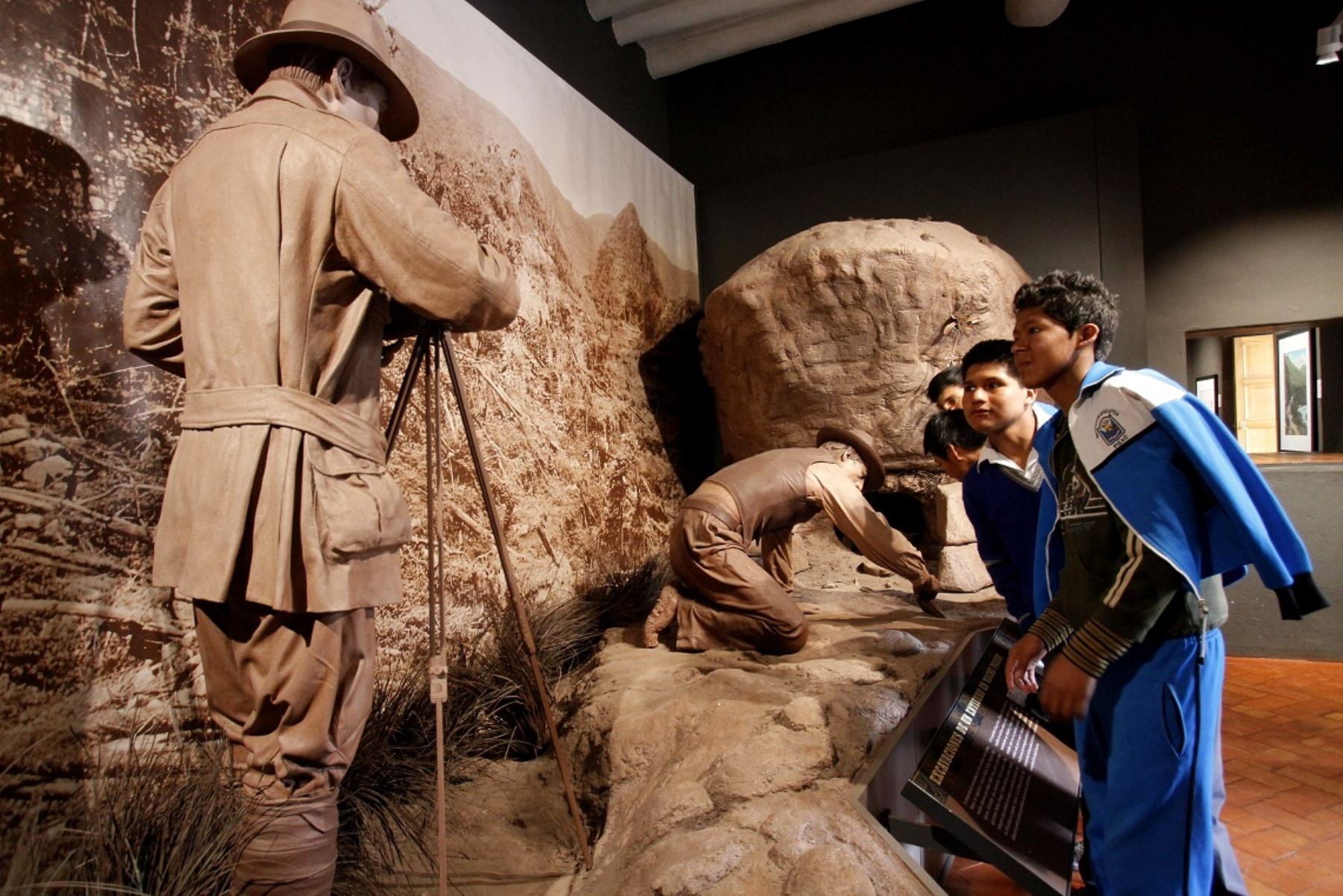 Museo Machu Pichu en Cusco recibió a escolares de Pisaq.