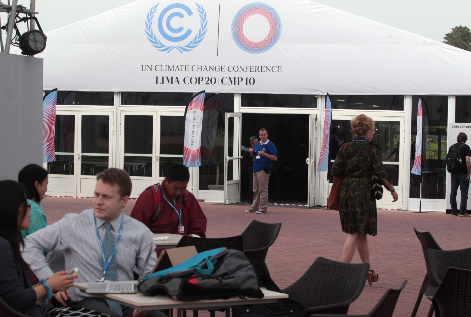 LIMA PERU, DICIEMBRE 1. Preparación de las  delegaciones para el inicio de la COP20.  Foto: ANDINA/Melina Mejía