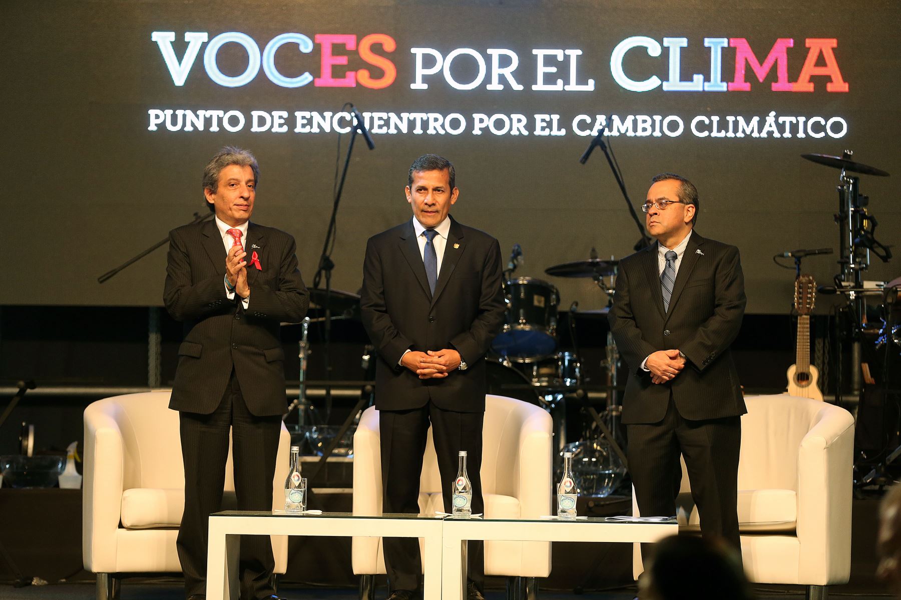 LIMA PERU, DICIEMBRE 1. Presidente de la República inaugura "Voces por el Clima” un espacio de la COP20 que ofrece áreas de exposición e intercambio para comunicar y sensibilizar al público sobre la importancia del cambio climático.Foto: ANDINA/Vidal Tarqui