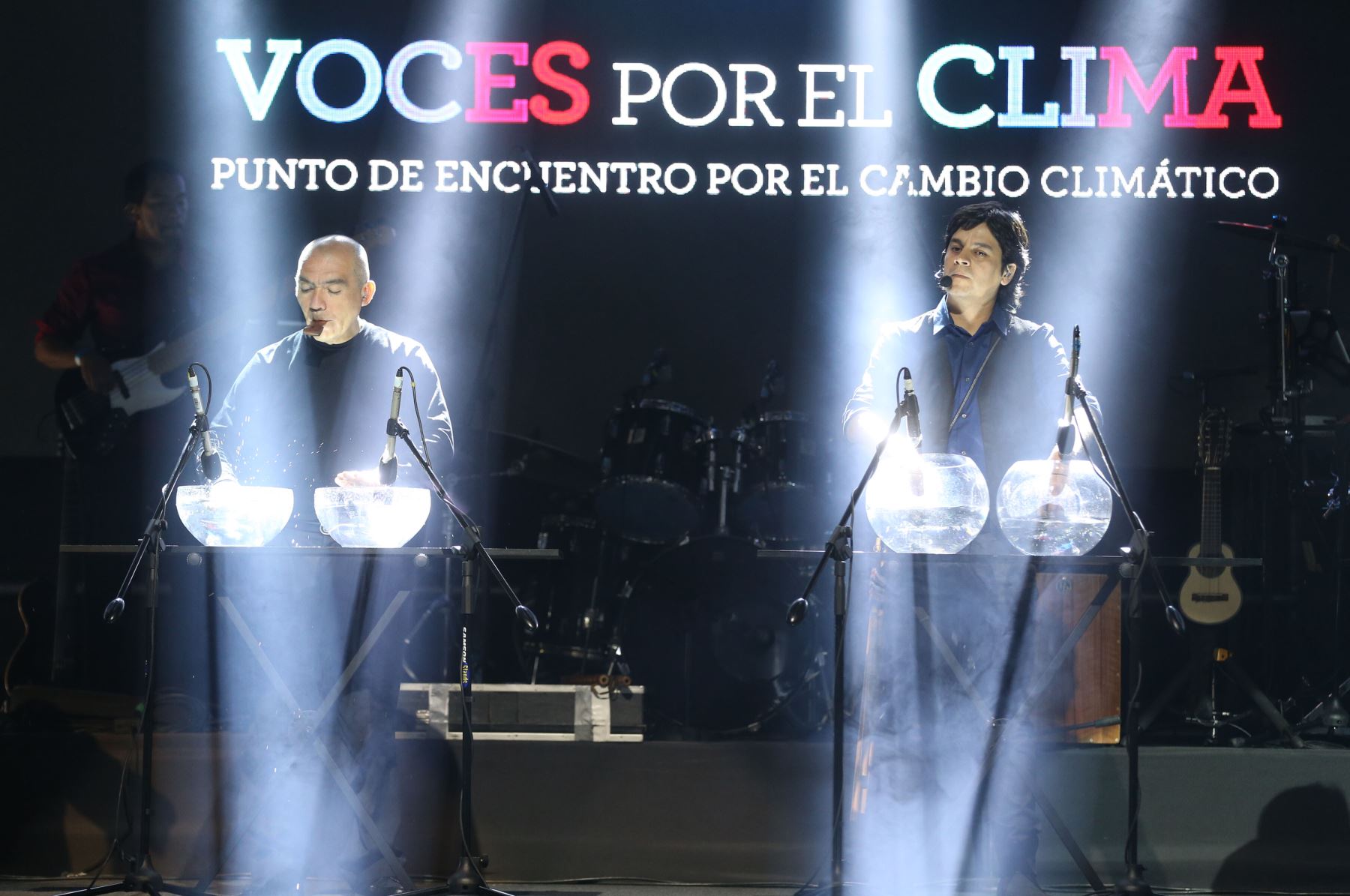 LIMA PERU, DICIEMBRE 1. "Voces por el Clima” es un espacio de la COP20, ofrece áreas de exposición e intercambio para comunicar y sensibilizar al público sobre la importancia del cambio climático.Foto: ANDINA/Vidal Tarqui