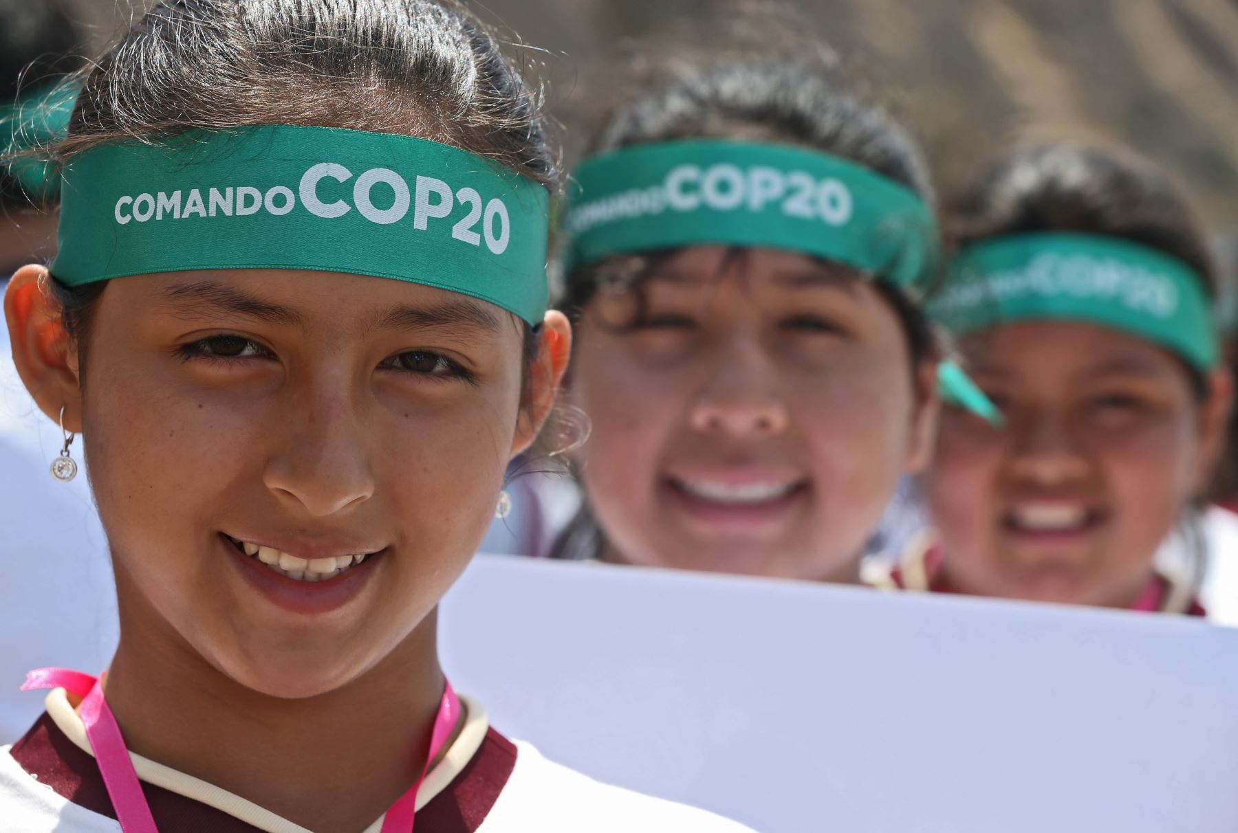 LIMA,PERÚ-DICIEMBRE 04.Escolares "Comandos COP20" participan en cuidado del medio ambiente.Foto:ANDINA/archivo.