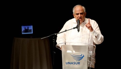 Secretario general de Unasur y expresidente de Colombia, Ernesto Samper. ANDINA/Difusión