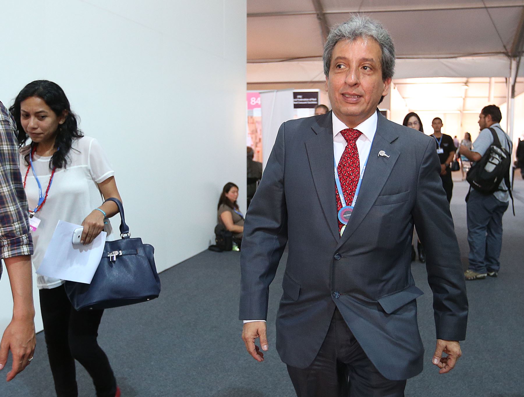LIMA,PERÚ-DICIEMBRE 05. Manuel Pulgar-Vidal Ministro de Ambiente en la conferencia de la COP 20.Foto: ANDINA/Vidal Tarqui